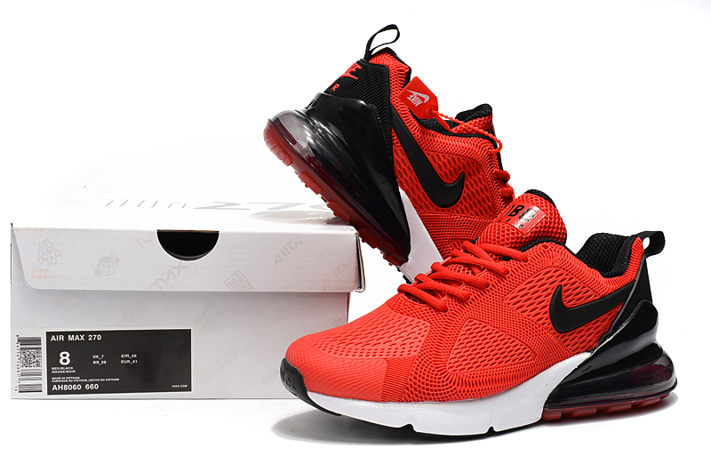 Men Nike Air Max 180 Red Black White